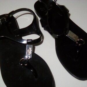Black Coach Sandals